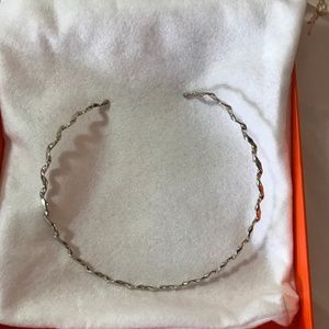 DDD QVC Artisan Crafted Sterling Twisted Collar